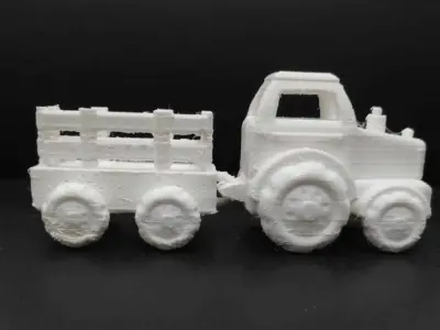 Farm Tractor 3D print model