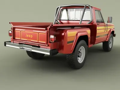 Jeep J10 Sportside  1981 3D model