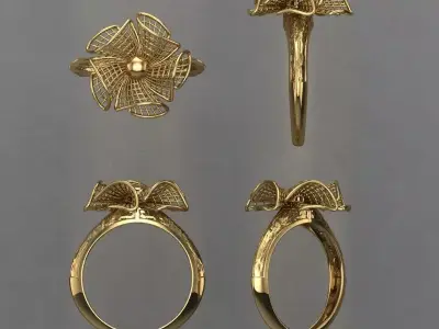 ring fiber 3D print model