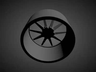 VOSSEN EVO 2 scalable and printable rims 3D print model