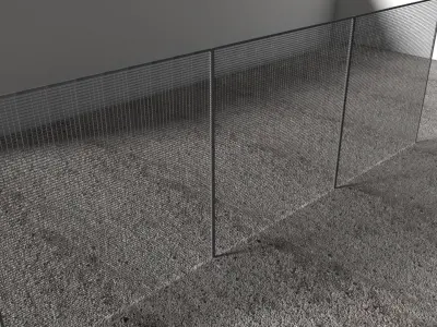 Fences Pack Low-poly 3D model