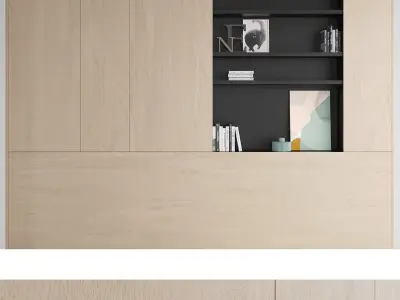 Decorative wall panel set 21 3D model