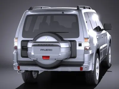 Mitsubishi Pajero 2006-2014 VRAY 3D model