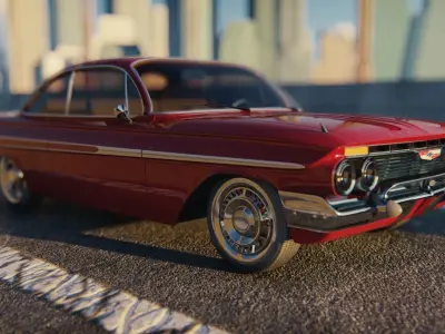 Chevrolet Impala 1961 3D model 3D model