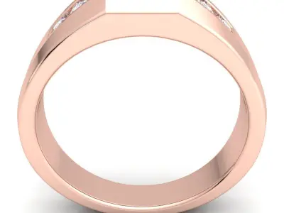 luxury Fancy Ring 55 3D print model