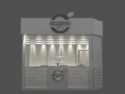Booth Exhibition Stand a499b 3D model