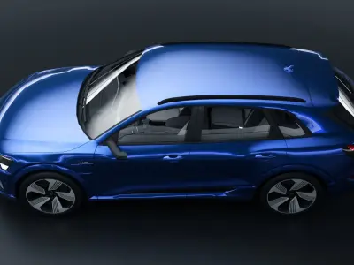 Audi E-Tron Low-poly 3D model