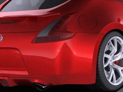 Nissan 370z 2017 VRAY 3D model