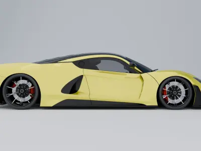 Hennessey Venom F5 3D model