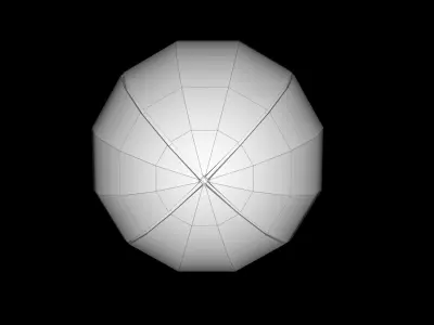 Rugby Ball Low-poly 3D model