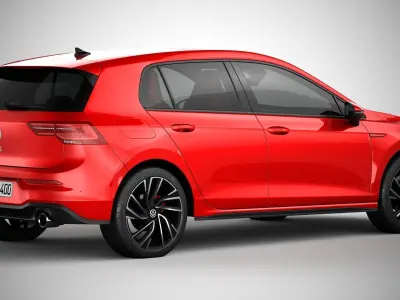 Volkswagen Golf GTI 2021 3D model