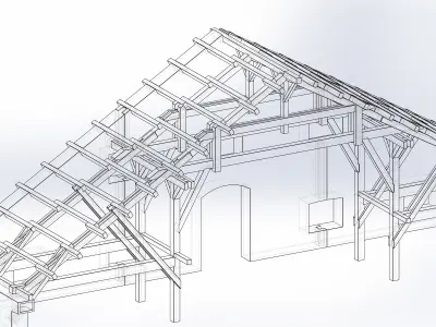 3d Printer Ready - SILVER MINING FACTORY IN ATTICA  3D print model