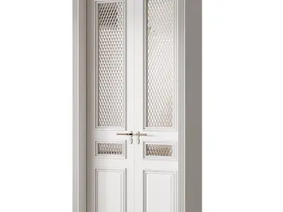 Classic interior door 28 3D model