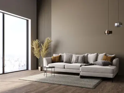 interior living room scene 31 3D model