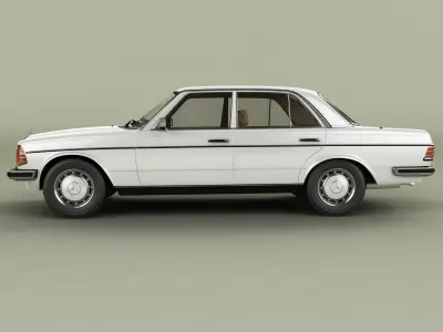 Mercedes-Benz W123 Sedan 3D model