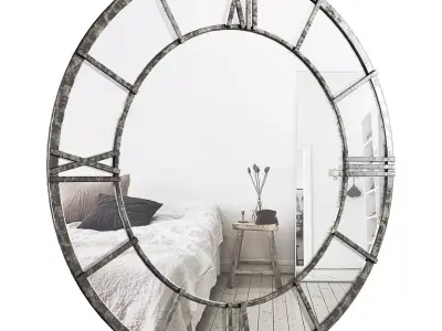 Mile Clock Face Frame Accent Mirror CHPS1210 3D model