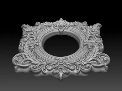 Bas relief Frame 240506 13 3D print model