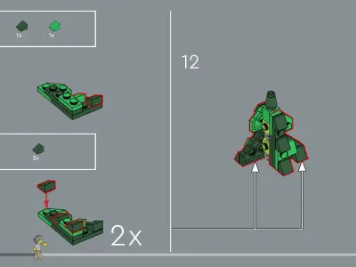 TwindBricks3D - 10325 Alpine Lodge 3D print model