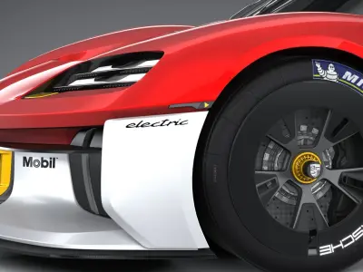 Porsche Mission R 2021 3D model
