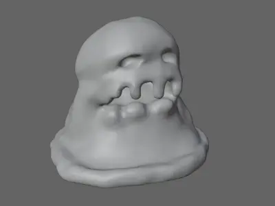 Slime Creature Low-poly 3D model