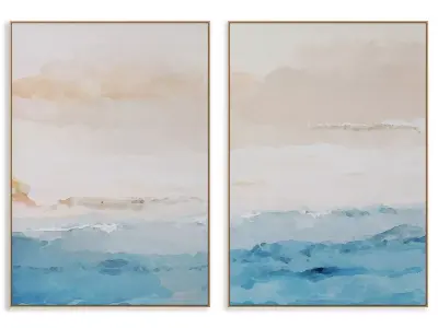 Abstract Painting Frame set 3D model 249