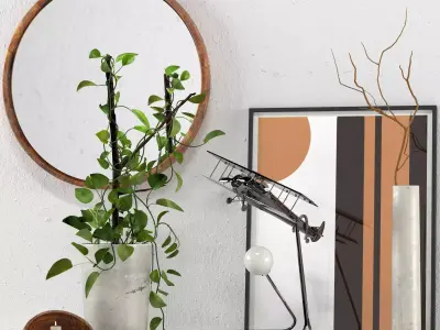 decorative set mj01 3D model