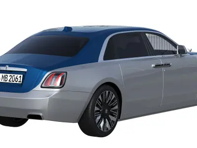 Ghost 2025 luxury car 3D model