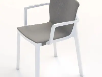 Kristalia Lp Armchair Padded 3D model