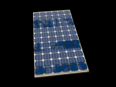 Solar Panel 3D Model 3D model