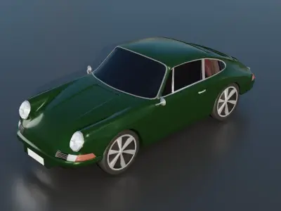 Porche 911 1968 3D model