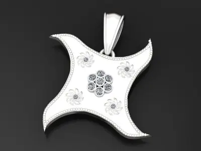Bloom Pendant  3D print model