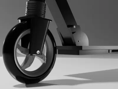 Scooter kick 3D model by CGYaroslav