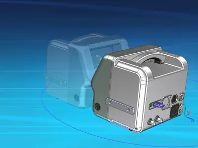 Reverse engineering product design ventilator medical device 3D print model