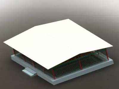 electrical car toy cage Free 3D model