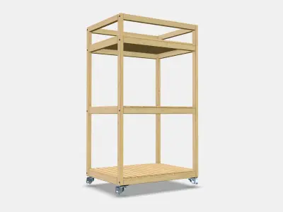 RAGRUND Trolley Low-poly 3D model