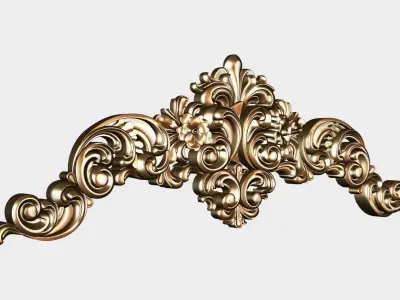 Carved decor for cnc 52 3D model