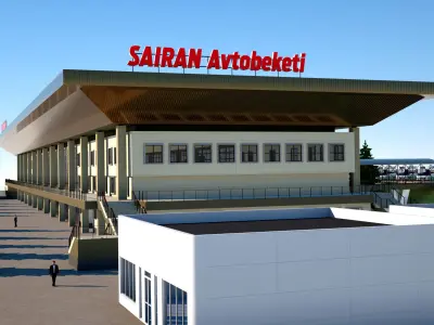 Central Bus Station 3D model