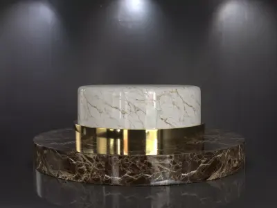 Luxury Trophy Award Stand base 3D model