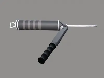 Grease Gun Low-poly 3D model