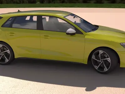 Audi-S3 2024 Sportback 3D model