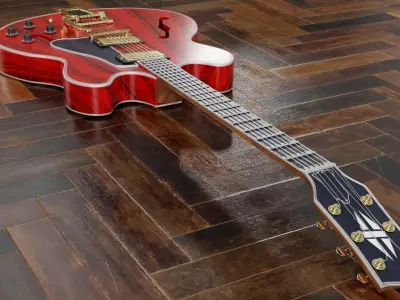 Gibson ES-335 Guitar 3D model