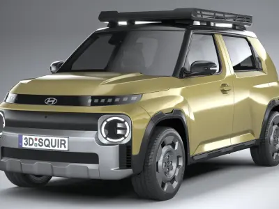 Hyundai Inster Cross 2025 3D model
