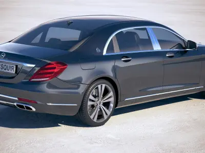 Mercedes S-Class Maybach 2018 3D model