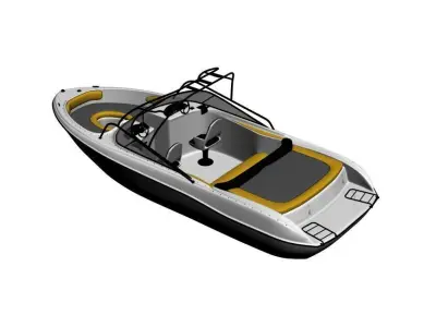 canoe v1 3D model  3D model