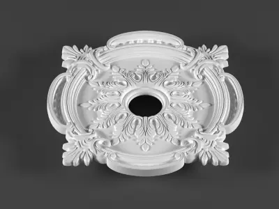 9 ornamental decoration for ceiling 3d model kitbash vol 31 3D model