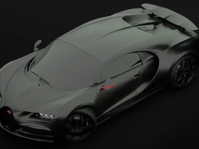 Bugatti Chiron Sport 2021 Matte  3D model