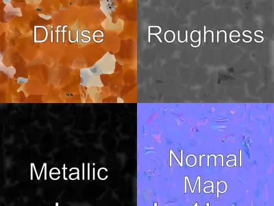 Chestnut Quarter Horse 3D Model with Energetic Pose Low-poly 3D model