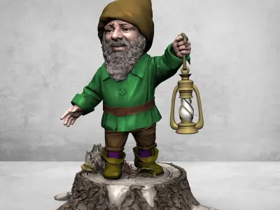 Garden Gnome 3D print model 3D print model