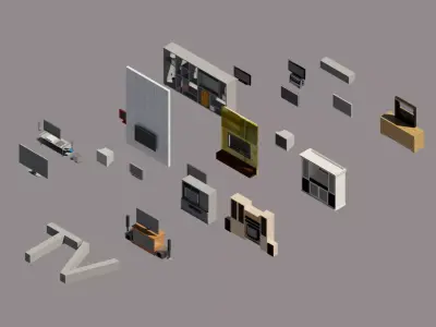 Autodesk Revit TV Collection Free 3D model