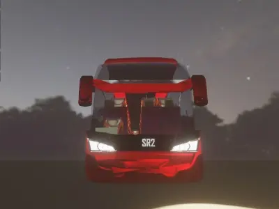 SR 2 XHD PRIME Luxury Bus 3D model